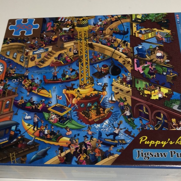 GREAT 500 Piece PUZZLE. NEW Puppy’s Attack - Picture 2 of 6